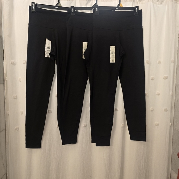 No Boundaries Black Ankle Leggings Size Small 4-6 Price Is For The 3 Pairs Nwt - Picture 1 of 6